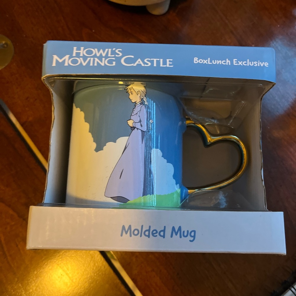 Her Universe Howl's Moving Castle Mug with Gold Heart Handle